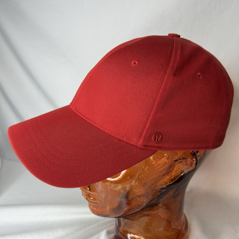 Lululemon Men’s Red Structured Ball Cap Size S/M